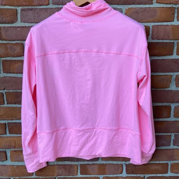 Pink Long Sleeve Cowl Neck Top - Picture 2 of 5